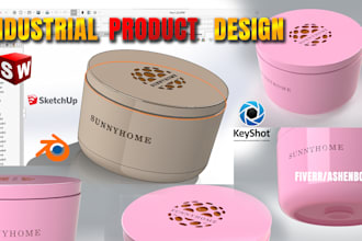 design 3d models and cad designs using solidworks