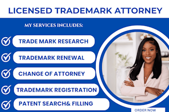 expertly be your USA licensed trademark registration attorney for your brand