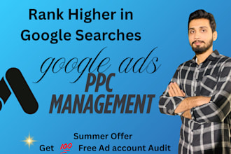 create and manage google adwords PPC campaigns and free ad account audit