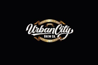 design a bold, modern retro brewery logo