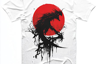 create trendy t shirt design or streetwear clothing