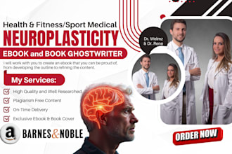 write neuroplasticity ebook, medical sport, neuroscience, athlete ebook writer