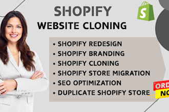 clone shopify store shopify website copy shopify store redesign shopify