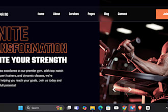 build website for trainer, consultant, speaker, fitness high converting design