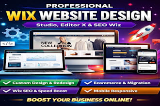 do wix website design, wix redesign, wix studio, editor x, wix blog, seo wiz
