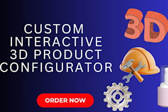 create a custom interactive 3d product configurator