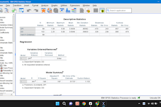 do basic data analysis using spss