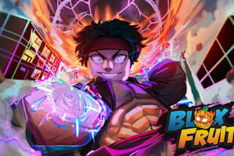 build roblox game, blox fruit, roblox map, lua scripting, fornite, obby game,rpg