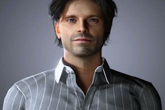 enhance 3d character model, retexture, vrm, creature, skin rig, uv map, ue5 gmod