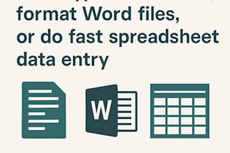 type documents, format word files, or do fast spreadsheet data entry
