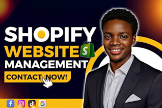 be your expert shopify manager and boost your store sales with full support