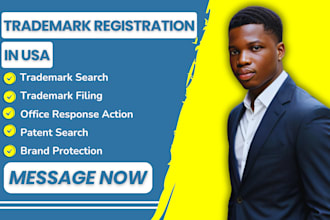 be your US licensed trademark attorney to protect and register your brand patent