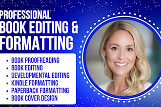 proofread edit and format your journal, novel for amazon kindle publishing