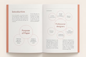 design a modern and professional crypto currency white paper