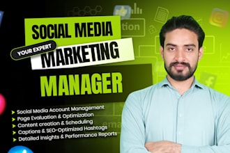 be your social media marketing manager and content creator