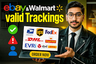 generate real tracking numbers for ebay, walmart and shopify