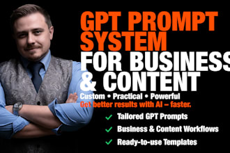 create custom gpt prompt systems and workflows