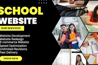 build a school, university, college wordpress website