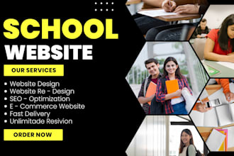 build a school, university, online course wordpress website