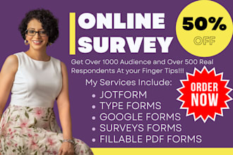 get over 1000 audience, 500 respondents to fill online survey google form polls