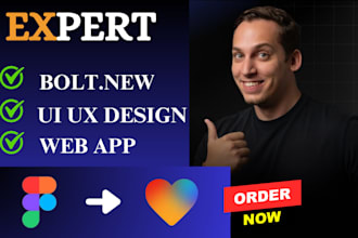 convert figma to lovable bolt new web app ui ux design react js laravel