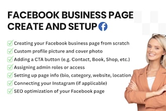 create and setup your facebook business page that stands out