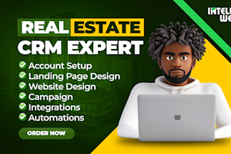 setup real estate CRM lofty, chime, boldtrail, follow up boss kvcore idx website