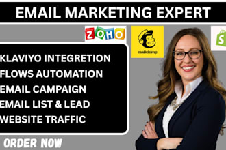 do email marketing campaign email automation mailchimp email klaviyo shopify