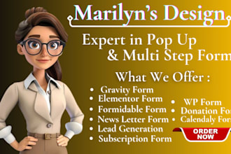 create design elementor form formidable  wp form donation calendaly gravity form