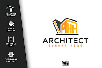 do residential, architecture and construction logo design