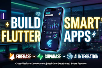 build flutter apps with firebase, supabase, and ai