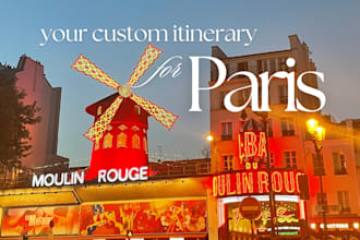 get your custom paris travel itinerary