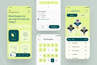 develop live trivia game app, quiz app, knowledge challenge app, learning app