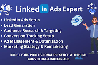 manage your targeted linkedin ad campaigns for your business