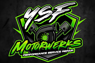 do automotive, auto detailing, car racing and car wash logo