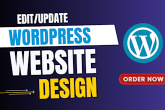update wordpress website design and make it a responsive web