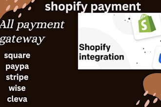 setup an integrate shopify payment gateway