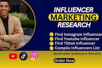 find the top instagram youtube and tiktok influencers for your influencer market