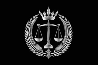 make professional logo for attorney, legal and law firm