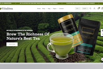 private label matcha shopify store matcha green tea store coffee brand website