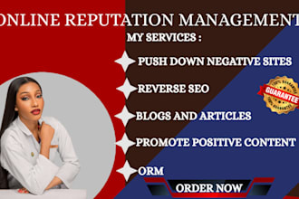 help to improve your online reputation management