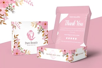 create unique product packaging for mailer and box design
