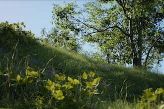 design stunning 3d level in unreal engine 5, 3d realistic environment, lightning