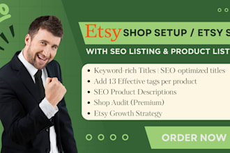 optimize etsy product listings with SEO titles tags descriptions for more sales
