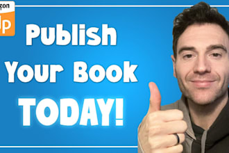 format and publish books for amazon KDP, kindle direct publishing