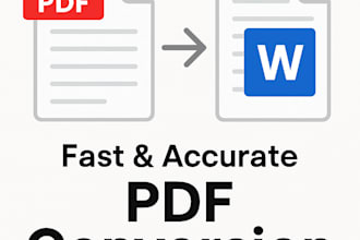 convert PDF to word or word to PDF professionally