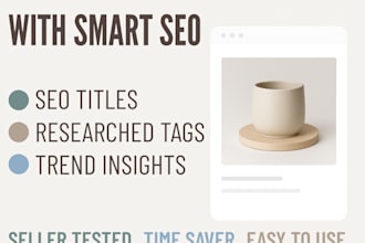 optimize your etsy SEO titles and tags