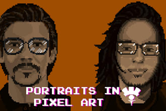 turn you into a custom pixel art character