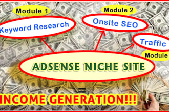give you a complete adsense site building training course