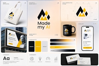 design a modern logo and brand identity